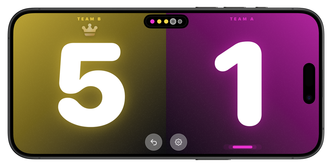 HyperScore iPhone scoreboard